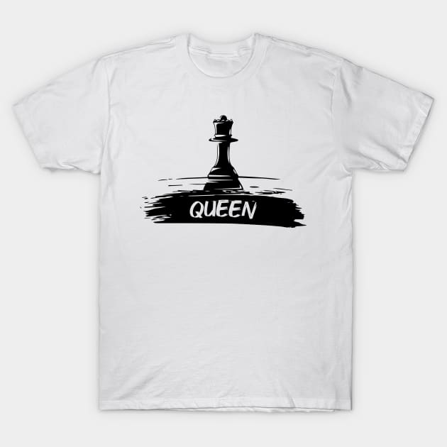 Chess quen T-Shirt by HB Shirts